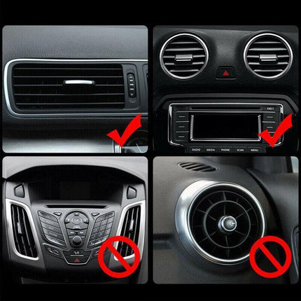 Car Cup Holder Air Vent Drink Mount Black Clip-On Can Bottle Holder for Vehicle Black.