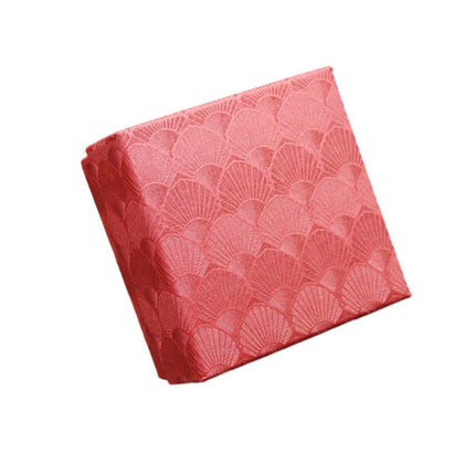 25X Jewelry Gift Boxes Shell Pattern 7.5CM Small GiftBox Empty Jewelry With Foam - Pink.