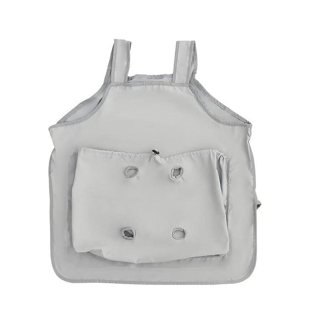 Cat Carrying Apron Non Stick Hair Kangaroo Pouch Pet Grooming Suit Portable.