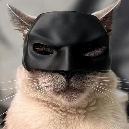 Halloween Bat Mask Cat Mask Pet Costume Accessories for Small Dogs Cats Outfit - XS.