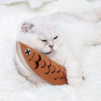 Cat Interactive Toy Food Dispenser Hide And Seek Puzzle Pet Toy Training Fun.