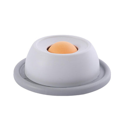 Cat Lick Toys Slow Food Tray Tease Interactive Cat Toy for Eating and Fun - Yellow.