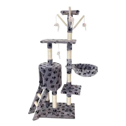 Cat Tree Scratching Post Gym House Condo Scratcher Furniture Tower - Brown.