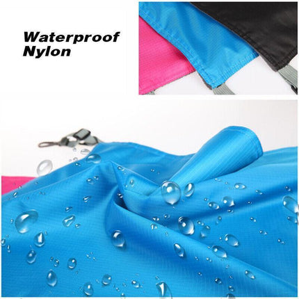 Waterproof Cat Hammock Hanging Bed Double Layer Dual Side Sleep Cage Swing Chair - Pink.