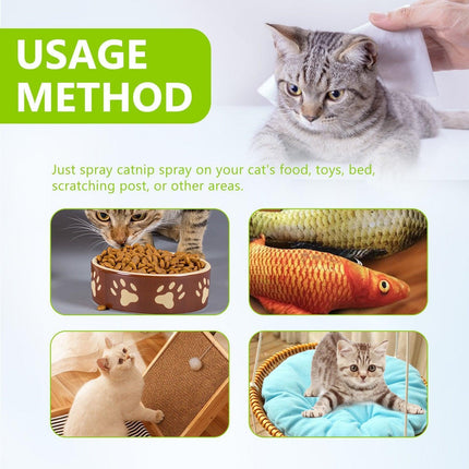 Catnip Spray Relieves Cat Anxiety Boosts Vitality Pet Health Care Natural Spray.
