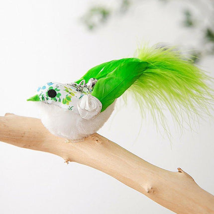 Cat Play Toy Simulation Birds Teaser Wand Interactive Stick with Suction Cup - 2.