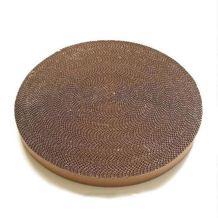 2In1 Cat Scratching Board Round Cat Scratcher Pad Lounge Bed Bowl Pet Sofa House - Blue.