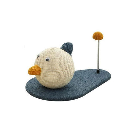 Cat Scratching Post Toy with Ball Claw Grinding Rope Tree for Indoor Play - Large.