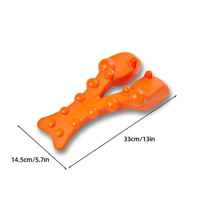 Orthopedic Lumbar Pillow Acupressure Massage Cushion for Back Neck Pain Relief.