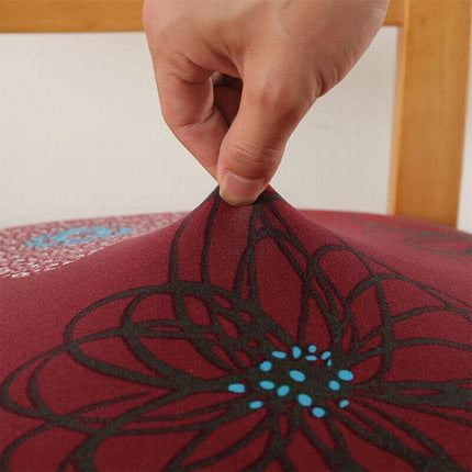 Stretch Dining Chair Seat Covers Removable Seat Cushion Slipcovers Protector - D.
