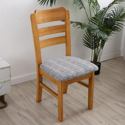 Stretch Dining Chair Seat Covers Removable Seat Cushion Slipcovers Protector - D.