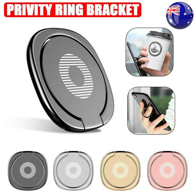 Iring Phone Ring Finger Holder Stand Mobile Grip with Mount Hook for iPhone and iPad - Gold.