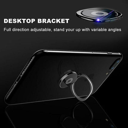 Iring Phone Ring Finger Holder Stand Mobile Grip with Mount Hook for iPhone and iPad - Gold.