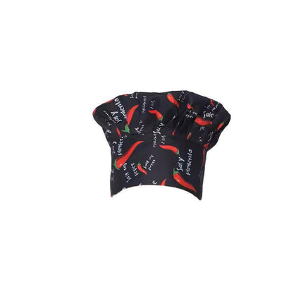 Adjustable Chef Cap with Elastic Band for Kitchen Cooking Baking Catering Use - White.