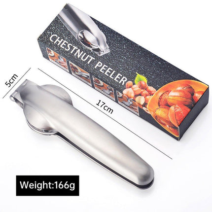 Chestnut Opener 304 Stainless Steel Cross Chestnut Shell Stripper Nut Cracker.