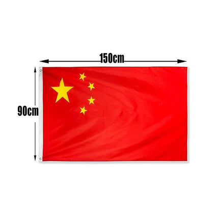 Large Chinese China Flag Heavy Duty Outdoor 90 X 150 cm - 3Ft X 5Ft.