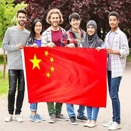 Large Chinese China Flag Heavy Duty Outdoor 90 X 150 cm - 3Ft X 5Ft.
