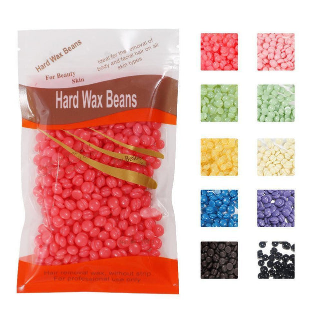300G Hard Wax Bean No Strip No Pain Hot Film Body Waxing Hair Removal Depilatory - Choclate.