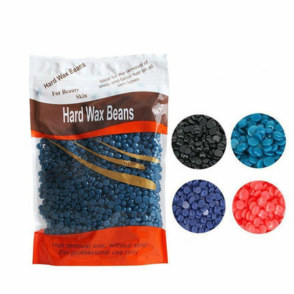 300G Hard Wax Bean No Strip No Pain Hot Film Body Waxing Hair Removal Depilatory - Choclate.