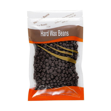 300G Hard Wax Bean No Strip No Pain Hot Film Body Waxing Hair Removal Depilatory - Choclate.