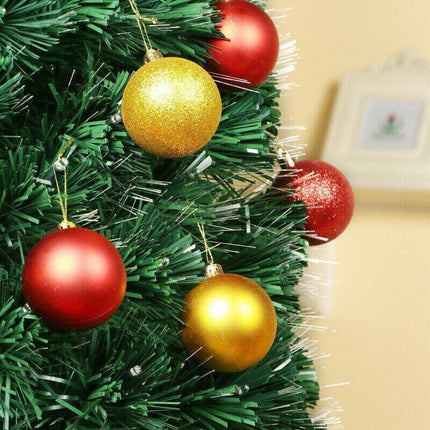 24Pcs/Pack Christmas Tree Xmas Balls Decorations Baubles Party Wedding Ornament - Fruit Green.