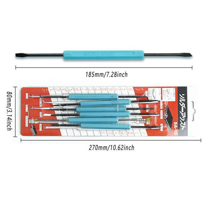 6pcs Soldering Iron Repair Kit Welding Fluxing Tools for Electronics Maintenance.