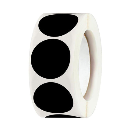 8 Rolls Colored Polka Dot Labels Round Seal Stickers Marking Round Sticker Set - White.