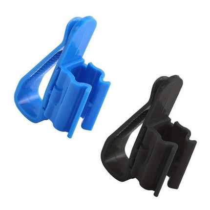 2/4/6PCS Aquarium Fish Tank Filtration Clip Water Tube Hose Clamp Holder Set - Black-2PCS.