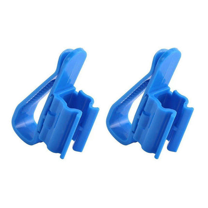 2/4/6PCS Aquarium Fish Tank Filtration Clip Water Tube Hose Clamp Holder Set - Black-2PCS.