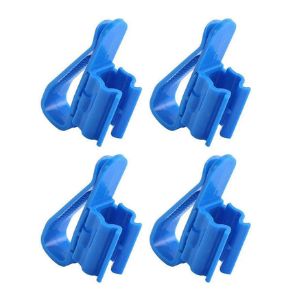 2/4/6PCS Aquarium Fish Tank Filtration Clip Water Tube Hose Clamp Holder Set - Black-2PCS.