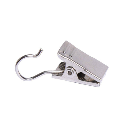 50PCS Stainless Steel Curtain Clip Hooks Strong Load-bearing Shower Accessories - Copper.