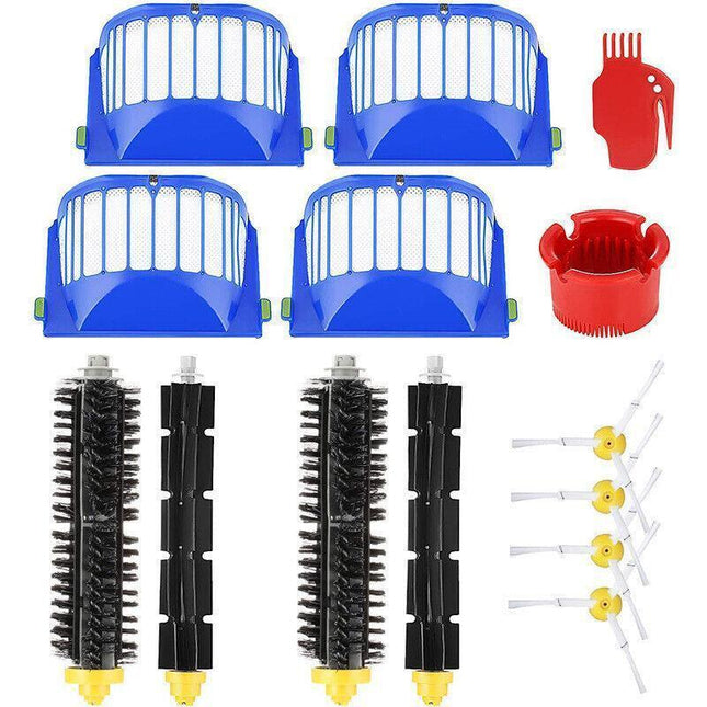 14Pcs Cleaner Brushes Hepa Fliter Parts For Irobot Roomba 600 Series 620 650 630.