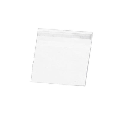 100X Translucent Plastic Candy Packaging Bags Self Adhesive Cookie Biscuit Bags - 14*14.
