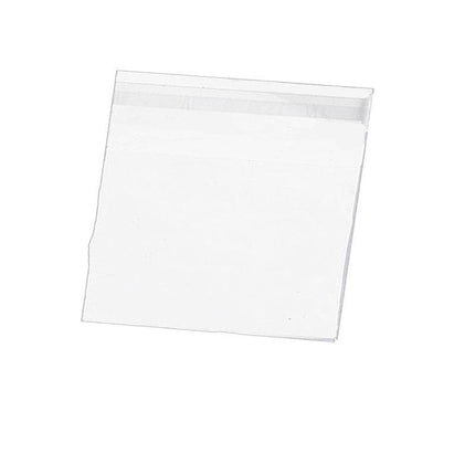 100X Translucent Plastic Candy Packaging Bags Self Adhesive Cookie Biscuit Bags - 14*14.