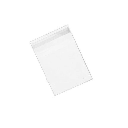 100X Translucent Plastic Candy Packaging Bags Self Adhesive Cookie Biscuit Bags - 8*10.