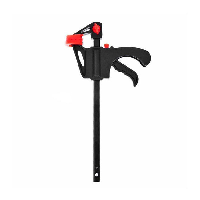 Quick Woodworking Clip Bar Clamp F-Tyle Grip Quick Ratchet Release Squeeze Tools - Orange.