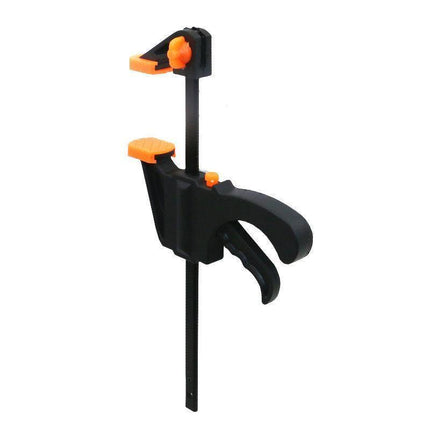 Quick Woodworking Clip Bar Clamp F-Tyle Grip Quick Ratchet Release Squeeze Tools - Orange.