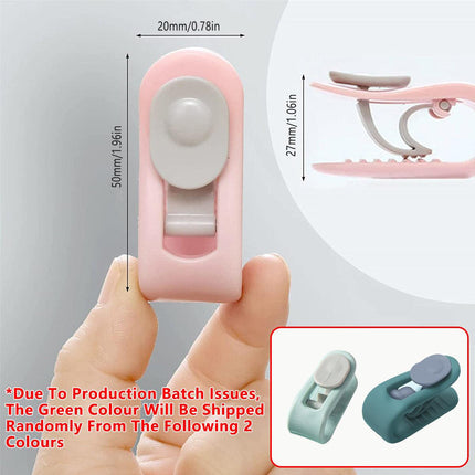 10/20pcs Quilt Retainer Cover Clips Invisible Needle-Free Thumb Buckle Bedding - Pink+Green-20PCS.