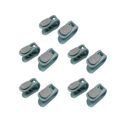10/20pcs Quilt Retainer Cover Clips Invisible Needle-Free Thumb Buckle Bedding - Pink+Green-20PCS.