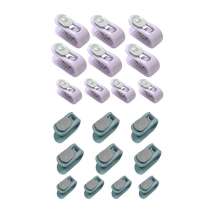 10/20pcs Quilt Retainer Cover Clips Invisible Needle-Free Thumb Buckle Bedding - Pink+Green-20PCS.