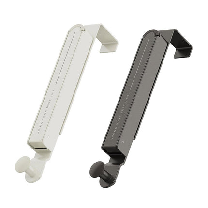 Folding Behind the Door Hook Hanger Clothes Hat Hanger Wall Mounted Organizer - Grey.