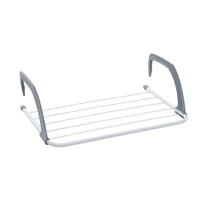 6 Rails Hanging Laundry Drying Rack Over Door Clothes Airer Stand.