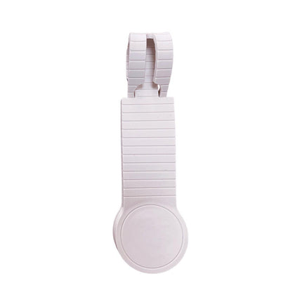 Silicone Magnetic Clothing Clip Travel Sun Hat Backpack Handbag Storage Magnet - Grey.