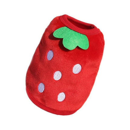 S Size Warm Winter Dog Clothes Soft Fleece Dog Jacket Pet Coat Sweater Cat Jumper - Blue Bell.