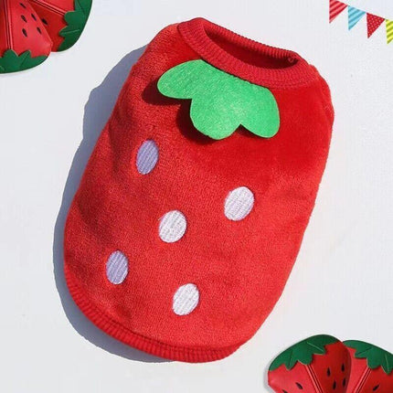 M Size Warm Winter Dog Clothes Soft Fleece Dog Jacket Pet Coat Sweater Puppy Cat Jumper - Blue Ice Cream.