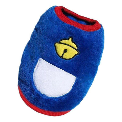 S Size Warm Winter Dog Clothes Soft Fleece Dog Jacket Pet Coat Sweater Cat Jumper - Pink Ice Cream.