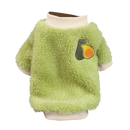 XS Puppy Pet Dog Fleece Warm Jumper Sweater Coat Small Yorkie Chihuahua Cat Clothes - Red.