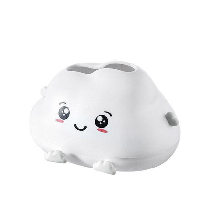 Cute Cartoon Clouds Plastic Tissue Box Desktop Drawer Organizer Storage Box.