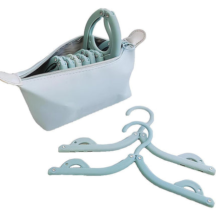 Portable Foldable Clothes Rack Travel Drying Stand for Home and Outdoor Use - Yellow.