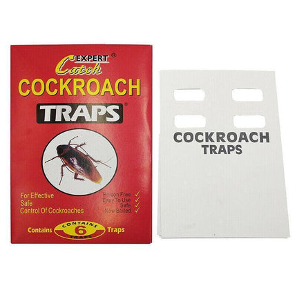 18Pcs /3 Pack Cockroach Bait Sticky Glue Cockroaches Insect Bug Pest Au.
